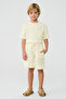 Boy Ecru Shorts