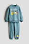 2 Parçalı Baskılı Sweatshirt Set