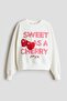 Baskı Motifli Sweatshirt