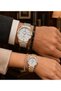 Couple's Lover's Watch with Bracelet Gift Steel Krdn 3 Atm Water Resistant Watch Vs.Blkt.1187 - 2