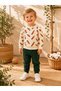 Carrot Printed Baby Set Seasonal 2-Piece Top and Bottom Unisex 0.24 Months