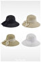 Short Brim Luxury Straw Hat for Women (57-58 cm) (Adjustable String Inside Available) (Diameter: 35cm) - 2