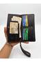 - 100% Genuine Leather Handmade Dark Brown Wallet & Portfolio with Phone Compartment - 2