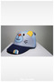 Children's Hat with Kitten and Ears (1-3 Years) (Light Blue) - 2