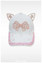 Girl's Hat with Stones and Bow (Age 3-8) - 3