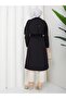Women's Belted and Button-Detail Trench Coat - 3