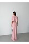 Powder Bolero Stone Embellished Underwire Long Evening Dress - 6