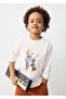 Cream Boy's Figured Long Sleeve T-Shirt 4017 - 2