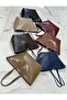 Maren Large Size Women's Shoulder Bag with Metal Accessories - 6