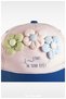 100% Cotton Flower Detail Girl's Hat (Age 1-3) (Size 48-50 cm) - 2