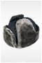 70% Acrylic, 30% Cotton, Waterproof Fur Quilted Russian Pilot Hat with Stitching Detail (Masked) - 3