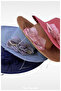 Luxury Straw Wide Brim Solid Color Beach Hat for Women - 5