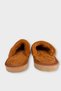 Leather Look Fur Men's House Slippers Taba - 5