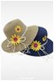Luxury Straw Girl's Hat with Flower Detail (Age 3-8) - 4