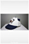100% Cotton Canvas, Teddy Bear and Eared Children's Hat (1-3 Years) (Unisex) (White) - 2