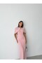 Powder Bolero Stone Embellished Underwire Long Evening Dress - 4