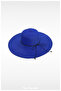 Luxury Straw Wide Brim Solid Color Beach Hat for Women - 2