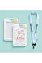 Cute Rabbit Cinnamorolll Patterned Neck Strap Lanyard Card Holder Id and Staff Card Holder for School Workplace