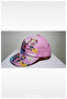 Orchestra Printed Girl's Hat (Age 1-4) (Dark Pink)