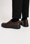 Men's Orthopedic Heel Supported Comfort Poly Sole Genuine Leather Shoes Brown - 5