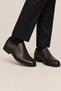 Men's Thermo Sole Genuine Leather Shoes Brown - 2
