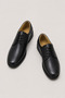 Men's Orthopedic Genuine Leather Shoes Black - 3