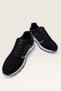 Men's Orthopedic Airfile Walking Sneaker Sports Shoes Black - White - 3