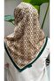 Green Riva Pattern Soft Cotton Scarf - 3