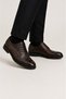 Men's Thermo Sole Genuine Leather Shoes Brown - 4