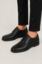 Men's Orthopedic Genuine Leather Shoes Black - 3