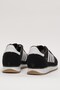 Men's Comfortable Sole Soft Lightweight Sneaker Sports Shoes Black - White - 5