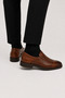 Men's Eva Sole Inside and Outside Genuine Leather Shoes Taba - 2