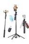 Professional Auto Face Tracking Tripod with Dual LED Lights for Vlogging - 3
