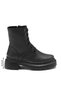 Women's Non-Slip Ready-Sole Zipper Detailed Black Colored Boots - 2