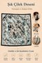 Women's Blue Vintage Floral Patterned 50X50 cm Satin Scarf, Black Edged Silky Textured Square Neck Hair and Bag Accessory - 4