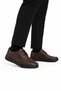 Men's Orthopedic Heel Supported Comfort Genuine Leather Shoes Brown - 5