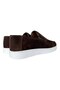 Men's Nubuck Genuine Leather Shoes Brown - 5