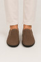Men's Orthopedic Nubuck Genuine Leather Shoes Beige - 2