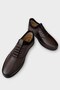 Men's Smart Lace-Up Genuine Leather Shoes Brown - 3