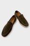 Men's Suede Genuine Leather Shoes Khaki - 3