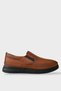 Men's Orthopedic Summer Handmade Genuine Leather Shoes with Saddles Taba