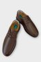 Men's Orthopedic Heel Supported Comfort Thermo Sole Genuine Leather Shoes Brown - 3