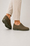 Men's Orthopedic Nubuck Genuine Leather Shoes Beige - 2