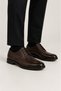 Men's Thermo Sole Genuine Leather Shoes Brown