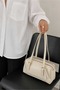 Como Double Compartment Zippered Women's Shoulder Bag