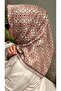 Soft Pink Riva Pattern Soft Cotton Scarf - 2