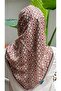 Soft Pink Riva Pattern Soft Cotton Scarf - 3
