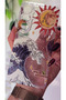 Samsung Galaxy S26 Compatible Wave and Sun Pattern Transparent Phone Case - 2