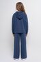 Girls' Two-Thread Hooded Sweatshirt and Wide-Leg Sweatpants Set - 2