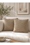 2 Plush Pillows (40X40 cm) with Checkerboard Motif - 5